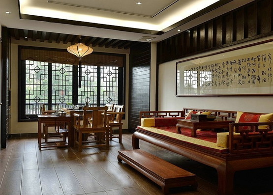 南昌中式茶楼装修设计案例
