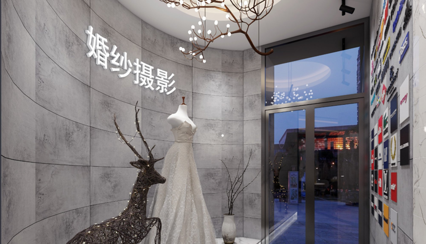 美莎婚纱摄影店装修设计案例