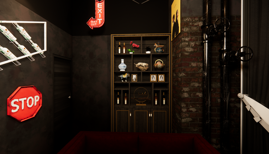 南昌绿地创峰剧本杀店设计装修案例